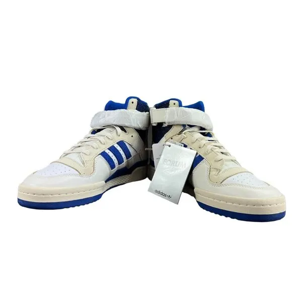 Adidas Men's Forum 84 HI Cloud White Team Royal Blue Shoes FZ6300 Men's Sz 10-13