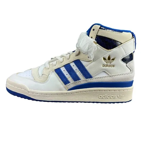 Adidas Men's Forum 84 HI Cloud White Team Royal Blue Shoes FZ6300 Men's Sz 10-13