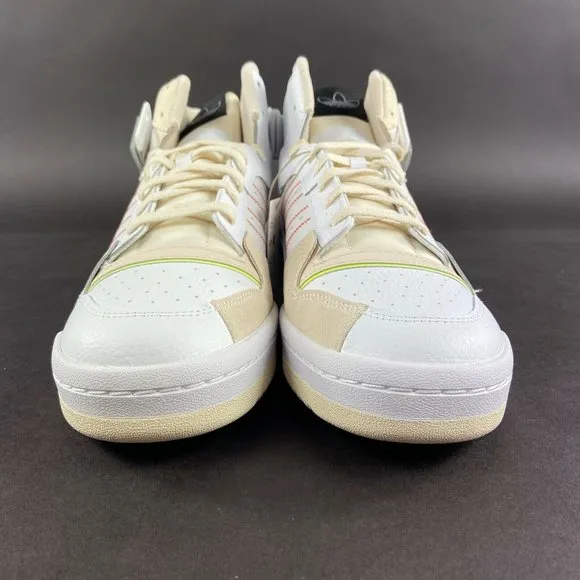 Adidas Men's Forum Exhibit Mid White Black Red Shoes GZ0946 Sizes 8 - 12