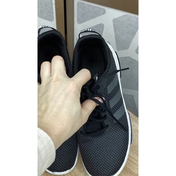 Adidas Mens Racer Tr 2.0 FX7278 Black Running Shoes Sneakers Size 6