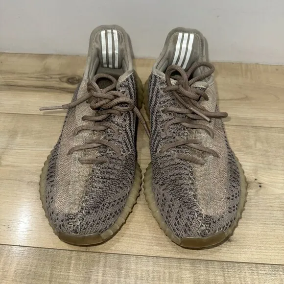Adidas Mens Yeezy Boost 350 V2 Ash Pearl Tan Black Sneakers Size 6.5 No Box