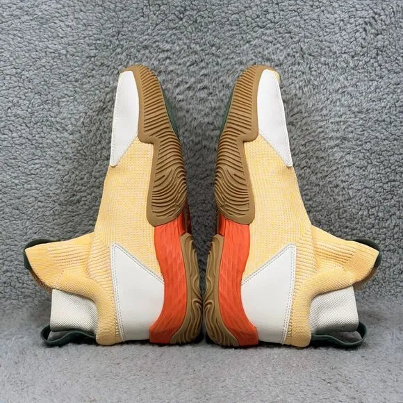 Adidas N3XT L3V3L 2020 Mens Size 7.5 Laceless Basketball Shoes Gold White