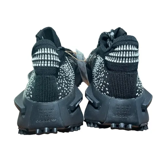 Adidas NMD_S1 Neighborhood Knit Black White Shoes ID4854 Men's Size 10