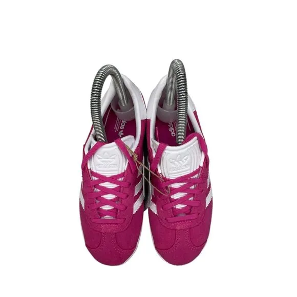 Adidas Originals Gazelle C Fuchsia Cloud White Shoe IF9806 Youth Girl's Size 13K