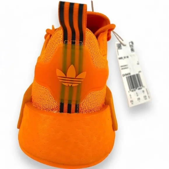 Adidas Originals NMD R1 Womens 6.5 Bright Orange Black GV9439 Boost New
