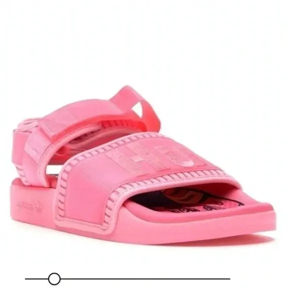 𝅺ADIDAS Pharrell x Adilette 2.0 RARE Sandal 'Hyper Pop' Pink Size 9