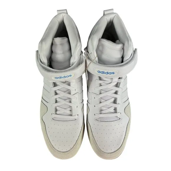 Adidas Postmove Mid Cloud White Blue Basketball Shoes GY7162 Men's Sz 11.5 - 14