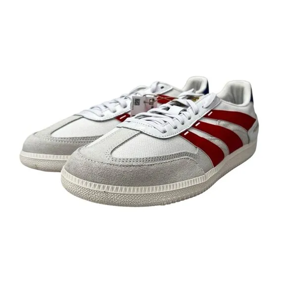 Adidas Predator Freestyle White Better Scarlet Blue Shoes IG8974 Men's Size 9.5