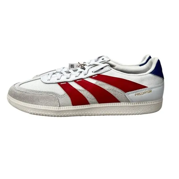 Adidas Predator Freestyle White Better Scarlet Blue Shoes IG8974 Men's Size 9.5