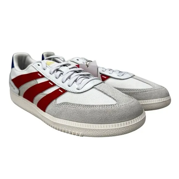 Adidas Predator Freestyle White Better Scarlet Blue Shoes IG8974 Men's Size 9.5