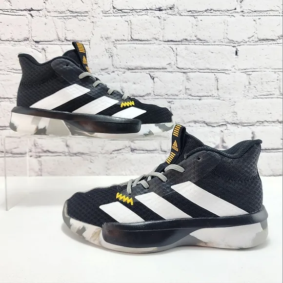 ADIDAS Pro Next 2019 K – Basketball sneakers, black/grey, size 6.5