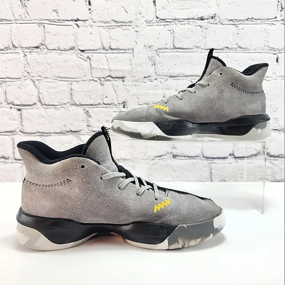 ADIDAS Pro Next 2019 K – Basketball sneakers, black/grey, size 6.5