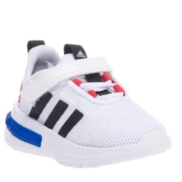 Adidas Racer Kids TR23 EL I White‎ Running Sneaker Shoe Size 3K NEW WITH TAG
