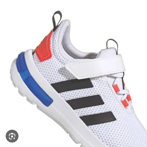 Adidas Racer Kids TR23 EL I White‎ Running Sneaker Shoe Size 3K NEW WITH TAG