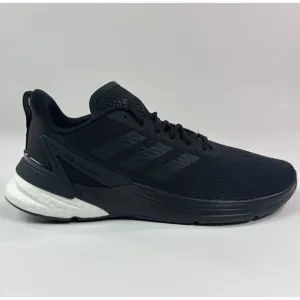 Adidas Response Super Mens 11.5 Black White Low Running Shoes Sneakers FY6482