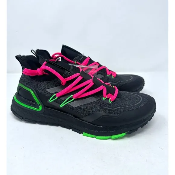 Adidas Running Shoes Ultraboost 20 LAB Explorer Black Pink GZ7362 Mens Size 9.5