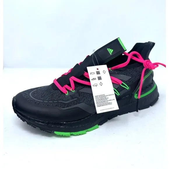 Adidas Running Shoes Ultraboost 20 LAB Explorer Black Pink GZ7362 Mens Size 9.5