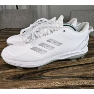 Adidas S23882 Icon 7 Low Molded White TPU Baseball Cleats‎ Mens Size 11.5