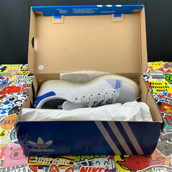 Adidas Stan Smith Prime Blue Grey 5 Mens / 6.5 Womens