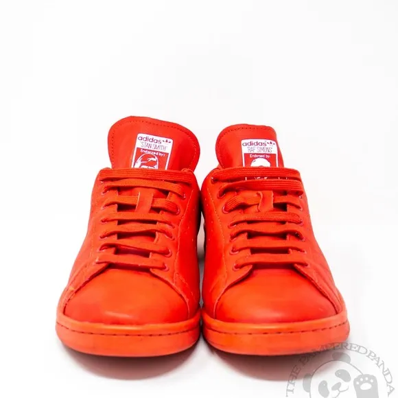 Adidas Stan Smith Raf Simons Sneakers Cherry Red Lace Shoes Sports Mens 7 B24050