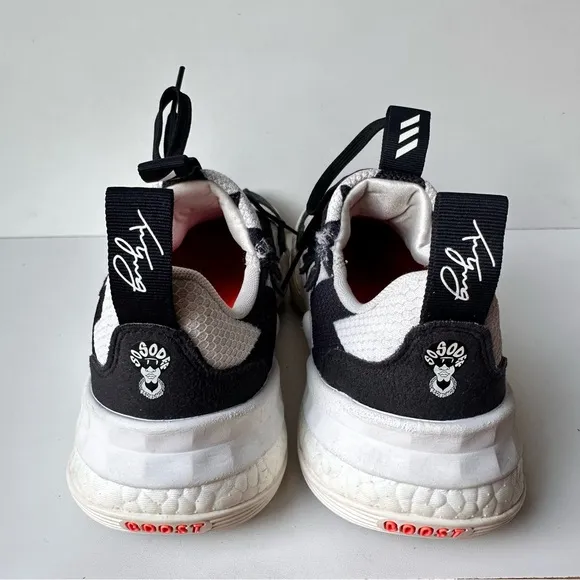 Adidas Trae Young 1 Men’s White Black Basketball Running Sneakers Size:6.5
