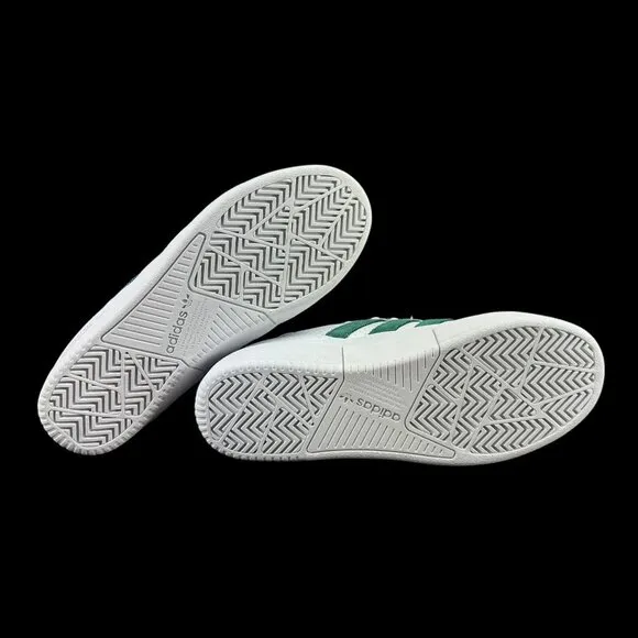 Adidas Tyshawn Low Cloud White Green Gold Shoes GY6954 Men's Sizes 9 - 13
