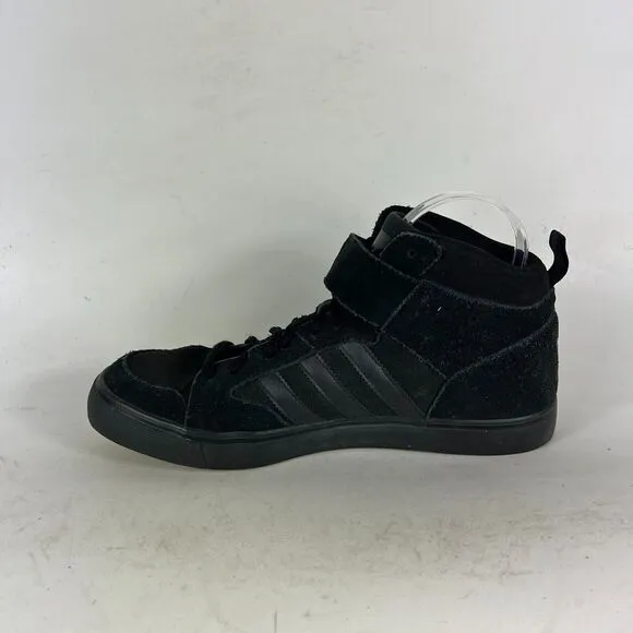 adidas Varial II MID Sneaker Mens 8.5 Black Suede athletic Basketball Shoes