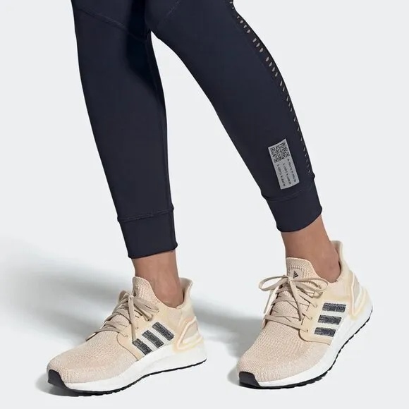 Adidas X Parley Ultraboost 20 SB Running Shoes Linen Legend Ink FW5667 Women's 6