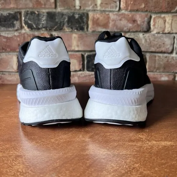 Adidas X PLRPHASE Men's 12 Running Core Black White Boost Shoes Sneakers