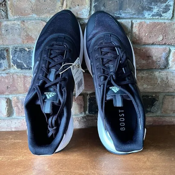 Adidas X PLRPHASE Men's 12 Running Core Black White Boost Shoes Sneakers