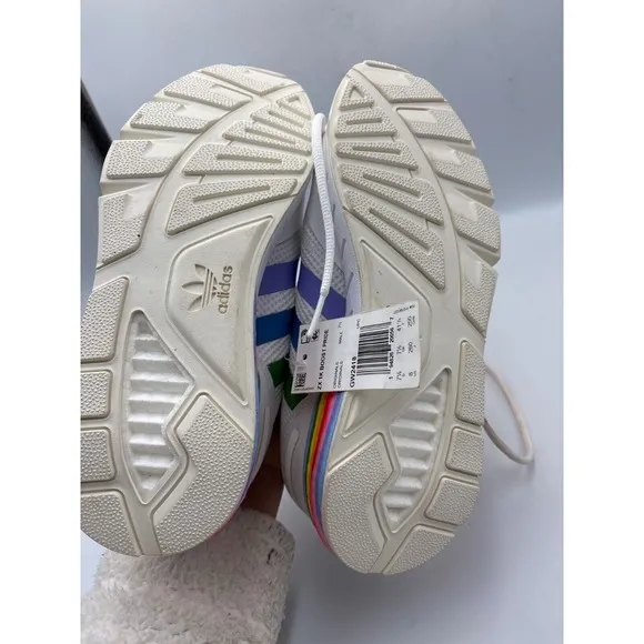 Adidas ZX 1K Boost Pride Colors Sneakers, New. Sz 8