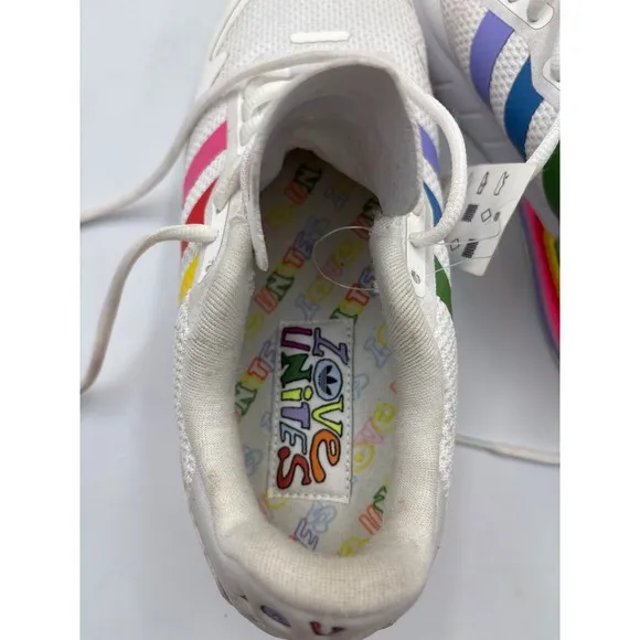 Adidas ZX 1K Boost Pride Colors Sneakers, New. Sz 8