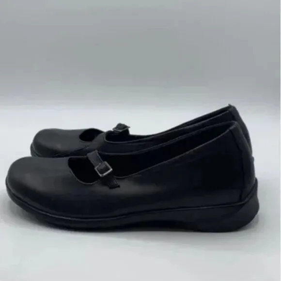 Aetrex Women's Black Sarah Mary Jane Comfort Shoes Size 9.5