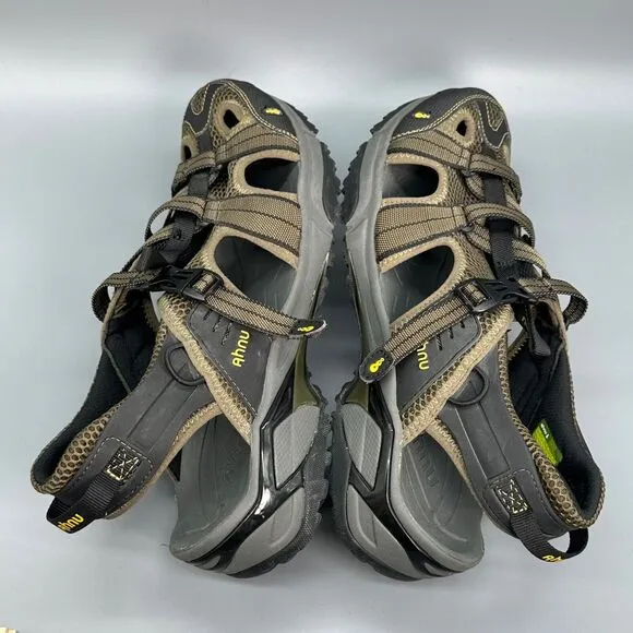 Ahnu Kovar Sports Sandals Mens Size 13 Tan Brown Slip On Outdoor Shoe Strap