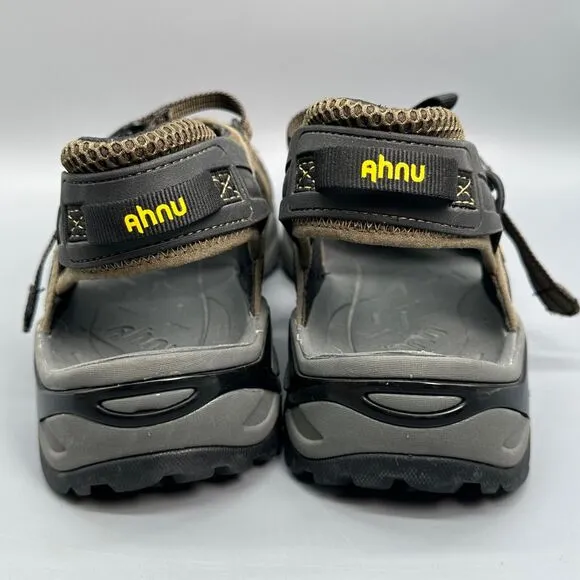 Ahnu Kovar Sports Sandals Mens Size 13 Tan Brown Slip On Outdoor Shoe Strap