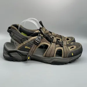 Ahnu Kovar Sports Sandals Mens Size 13 Tan Brown Slip On Outdoor Shoe Strap