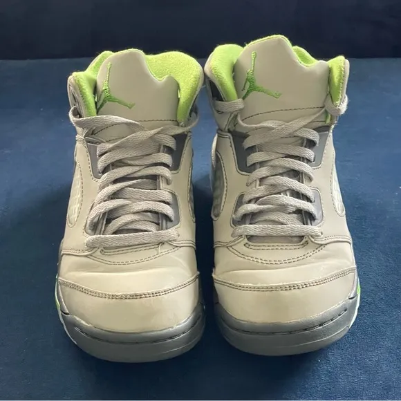 Air Jordan 5 Retro GS Green Bean Shoes Youth Size 2.5 Unisex DQ3734-003