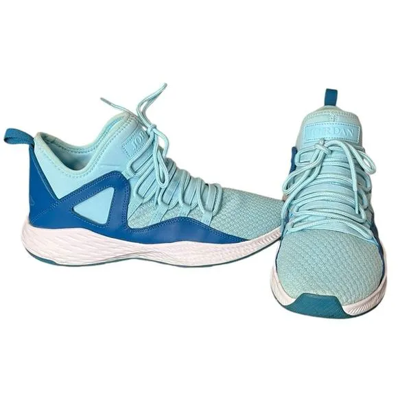 Air Jordan Formula 23 Athleisure Casual Sports Shoe Blue White Youth Size 7Y