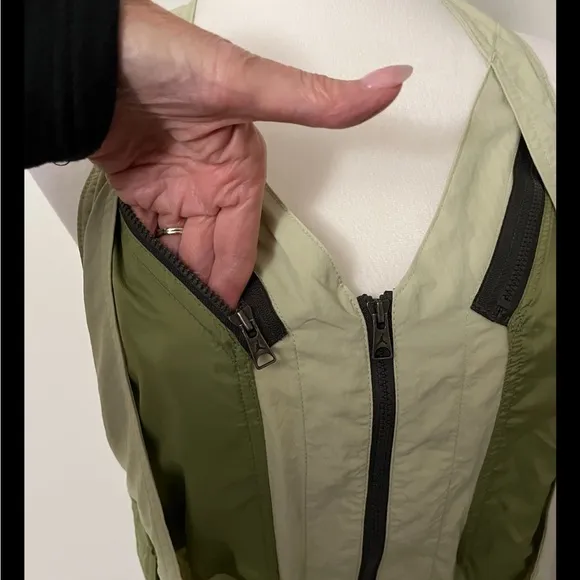 Air Jordan Green Vest Mini Dress XS