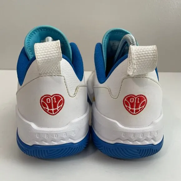 Air Jordan Men's One Take 4 DO7193-164 White Athletic Sneakers Shoes Size 7.5