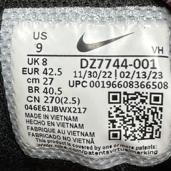 Alabama Crimson Tide Nike Air Max SYSTM Shoes Mens Size 9 Roll Tide DZ7744-001