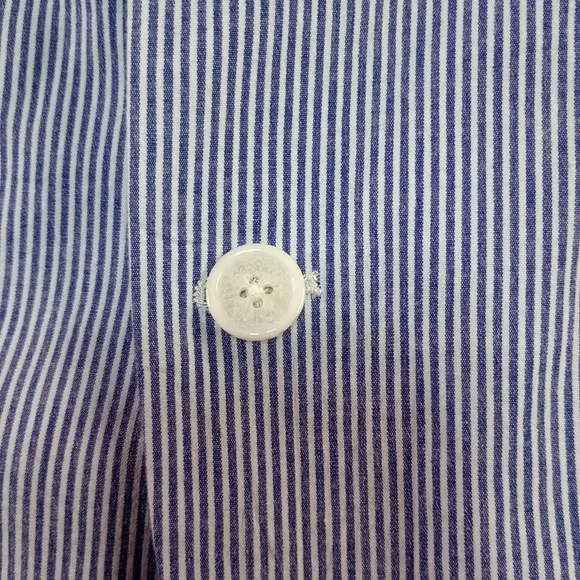 Alan Flusser Blazer Jacket Sports Coat Mens Sz 44 Reg Blue White Preppy Coastal