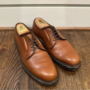 Alden 947 All-Weather Walker Brown Calfskin Pebbled Leather Dress Shoes 10 B/D