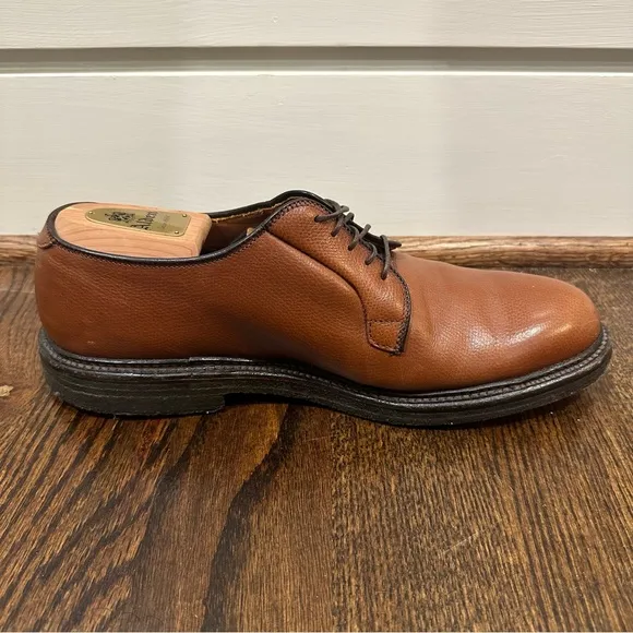 Alden 947 All-Weather Walker Brown Calfskin Pebbled Leather Dress Shoes 10 B/D