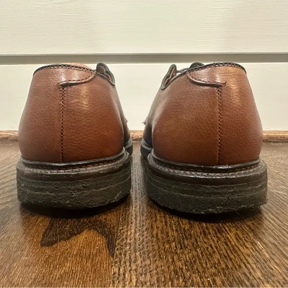 Alden 947 All-Weather Walker Brown Calfskin Pebbled Leather Dress Shoes 10 B/D