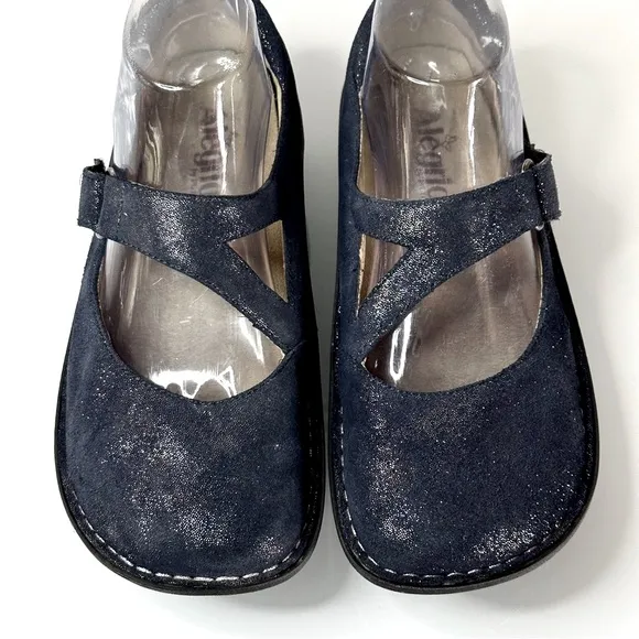 Alegria Dayna Sea Essence 37 Blue Sparkle Pro Nursing Shoe Day-250