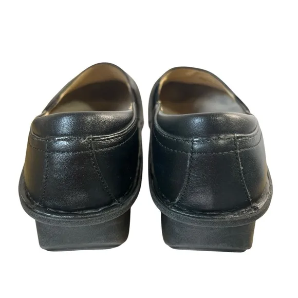 Alegria Debra Black Nappa Shoe size 38/8-8.5 Comfort Nursing Clogs
