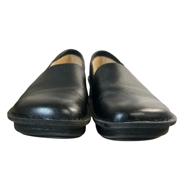Alegria Debra Black Nappa Shoe size 38/8-8.5 Comfort Nursing Clogs