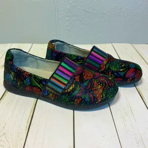 Alegria Glee Stained Glass Signature Leather Comfort Shoe Women's 38/7.5 - 8