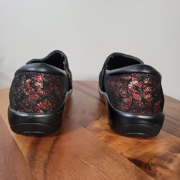 Alegria Kara Elegant Black and Red Women's Shoes Size 38
